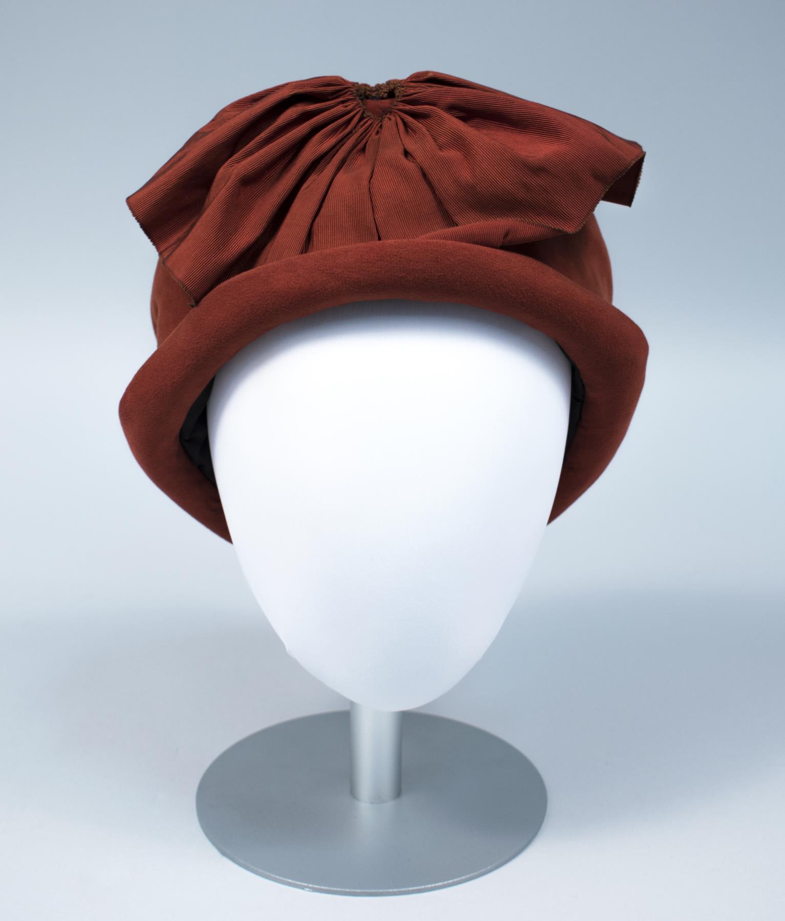 Image of Rust-colored felt hat from J.S. Graham, 1921